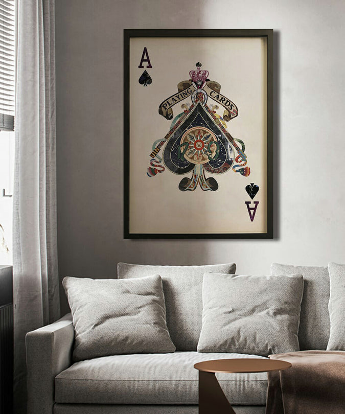 Ace of spades playing card